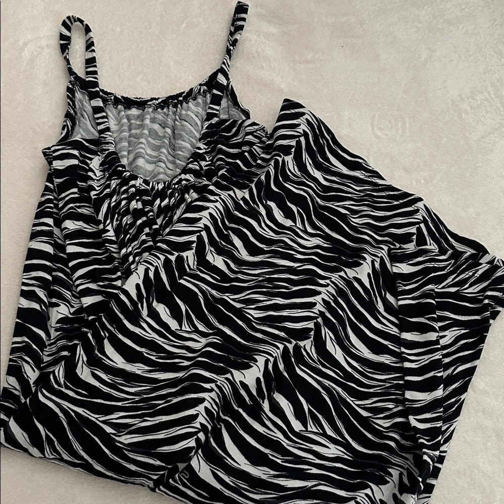 H&M zebra striped Patterned sundress